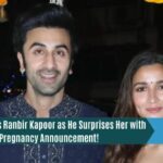 Alia Bhatt Hugs Ranbir Kapoor as He Surprises Her with A Pregnancy Announcement!