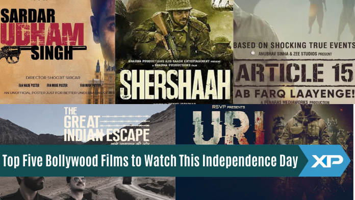 Top Five Bollywood Films to Watch This Independence Day
