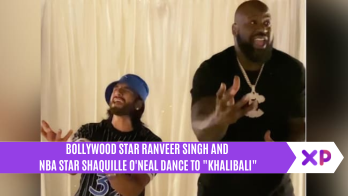 Bollywood Star Ranveer Singh and NBA Star Shaquille O'Neal Dance To "Khalibali"