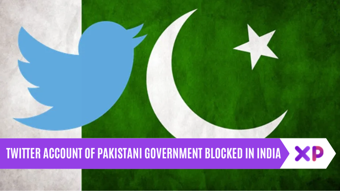Twitter Account of Pakistani Government Blocked in India