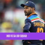 IND vs SA ODI Squad