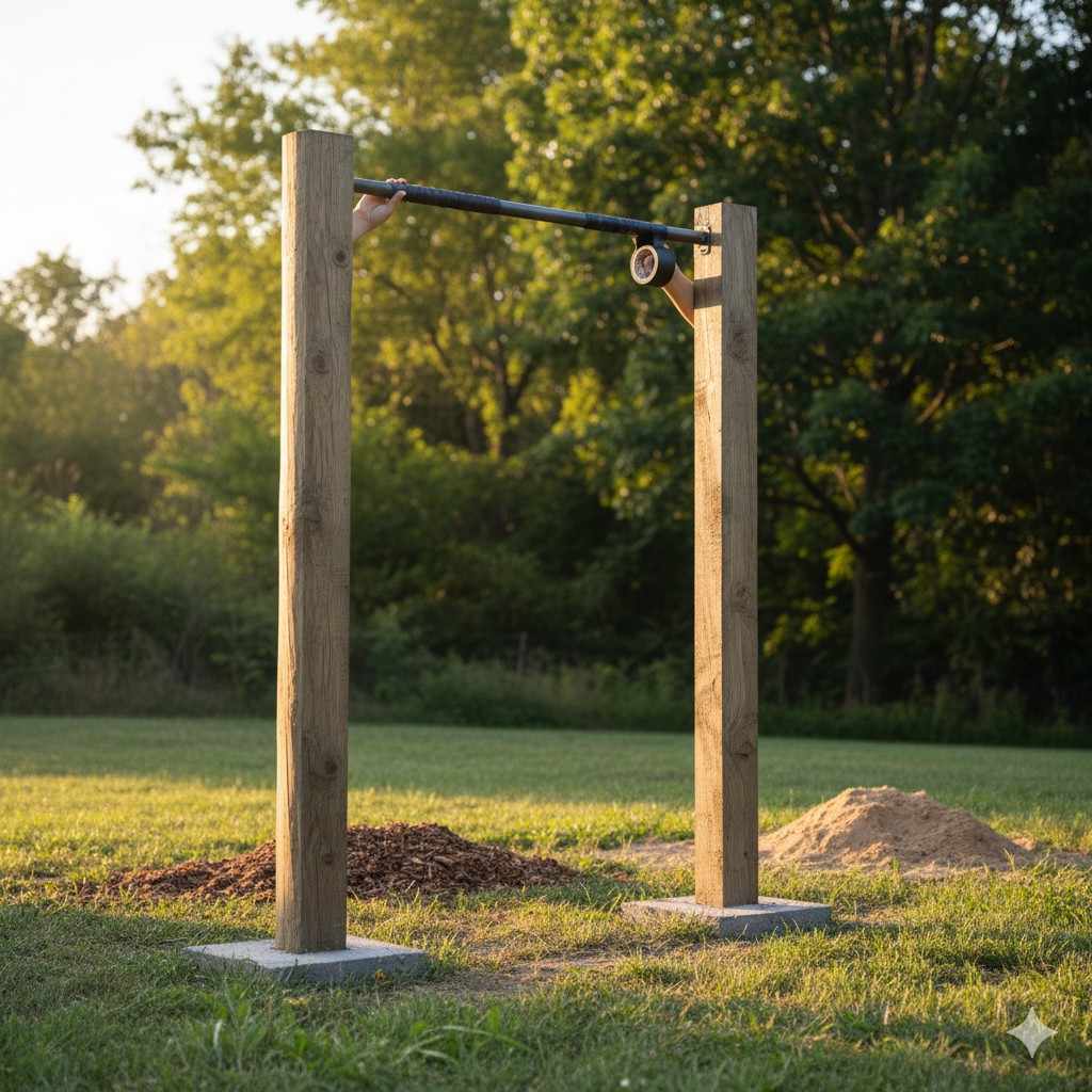 Build an Outdoor Freestanding Pull Up Bar