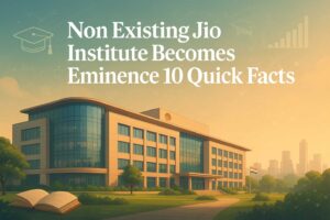 Non Existing Jio Institute Becomes Eminence 10 Quick Facts