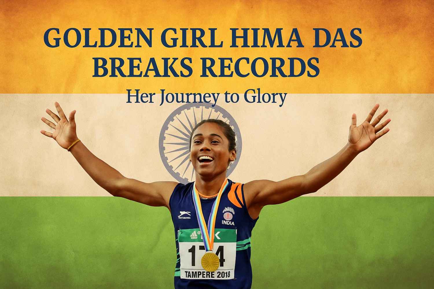 Golden Girl Hima Das Breaks Records Her Journey to Glory