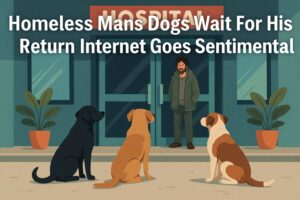 Homeless Mans Dogs Wait For His Return Internet Goes Sentimental — Why This Story Still Moves Us