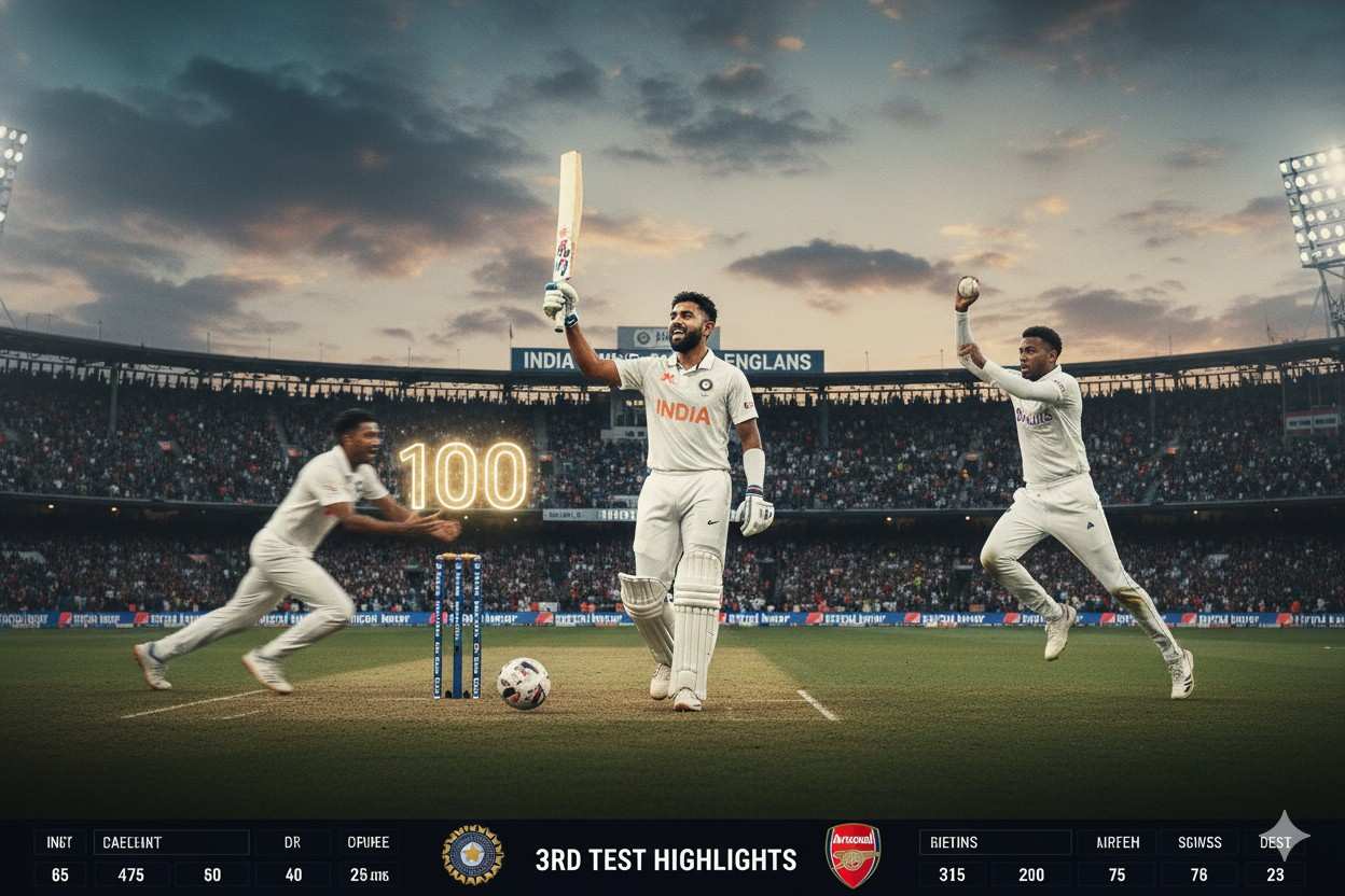 India vs England 3rd Test