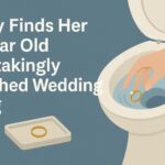Lady Finds Her 9 Year Old Mistakingly Flushed Wedding Ring