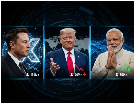 Twitter Leader Following Trump Ranks 1st Modi Just Behind At 3: Who Really Rules X in 2025?