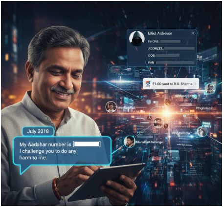 What Was the “Aadhaar Unsafe TRAI Chief Gets Reply” Challenge All About?