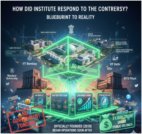 How Did Jio Institute Respond to the Controversy?