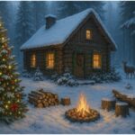 christmas in the woods