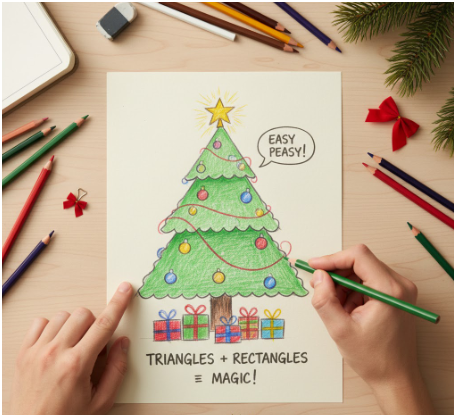 What Makes Drawing a Christmas Tree So Easy?