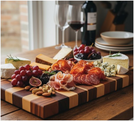 A Charcuterie Board- scrap wood projects