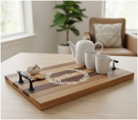 A Serving Tray With Handles- scrap wood projects