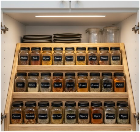 A Diy Spice Rack- scrap wood projects
