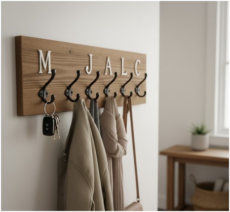 Coat Rack- scrap wood projects