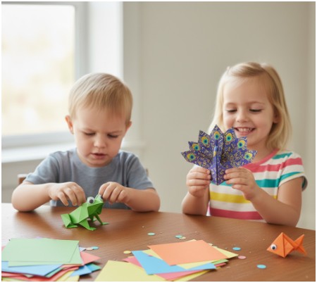 Origami Animals- paper crafts for kids