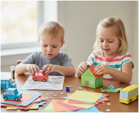 3D Paper Models- paper crafts for kids