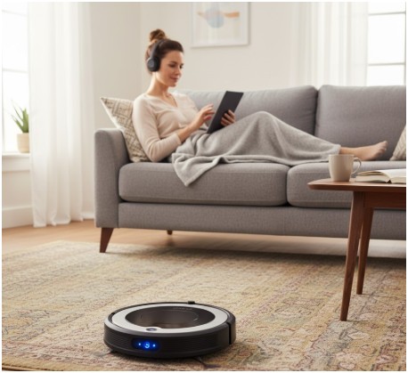 A robot vacuum- Gifts for Busy Moms