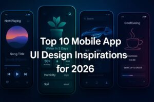 Top 10 Mobile App UI Design Inspirations for 2026