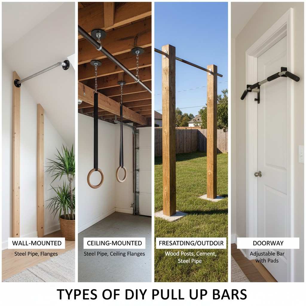 Types of DIY Pull Up Bars