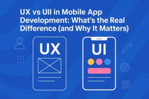 UX vs UI in Mobile App Development: What’s the Real Difference (and Why It Matters)