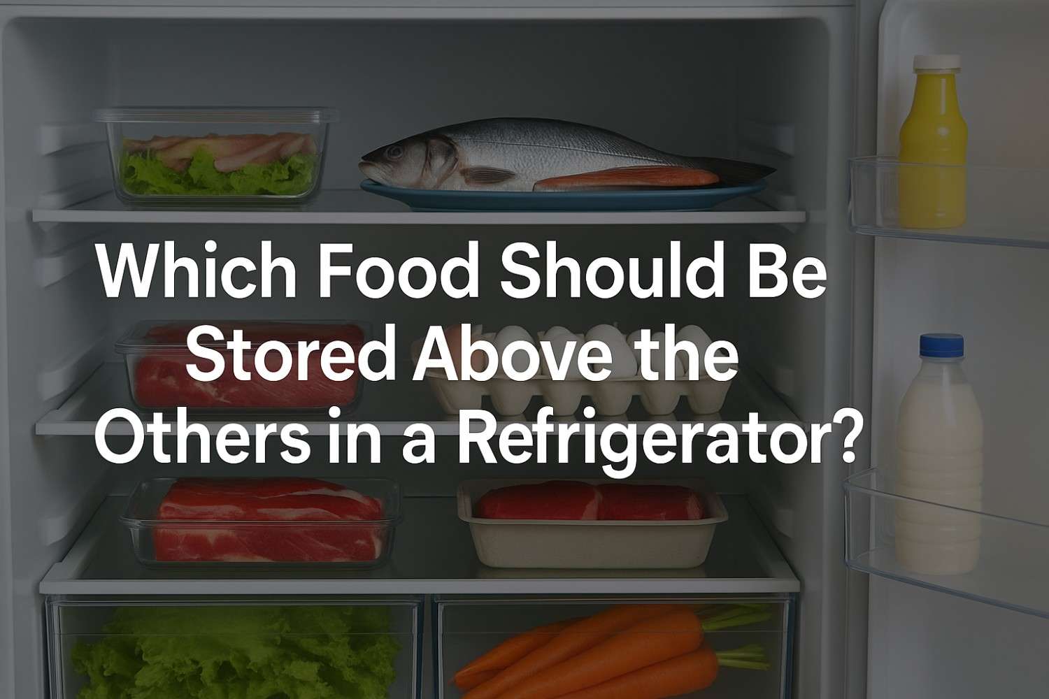 Which Food Should Be Stored Above the Others in a Refrigerator