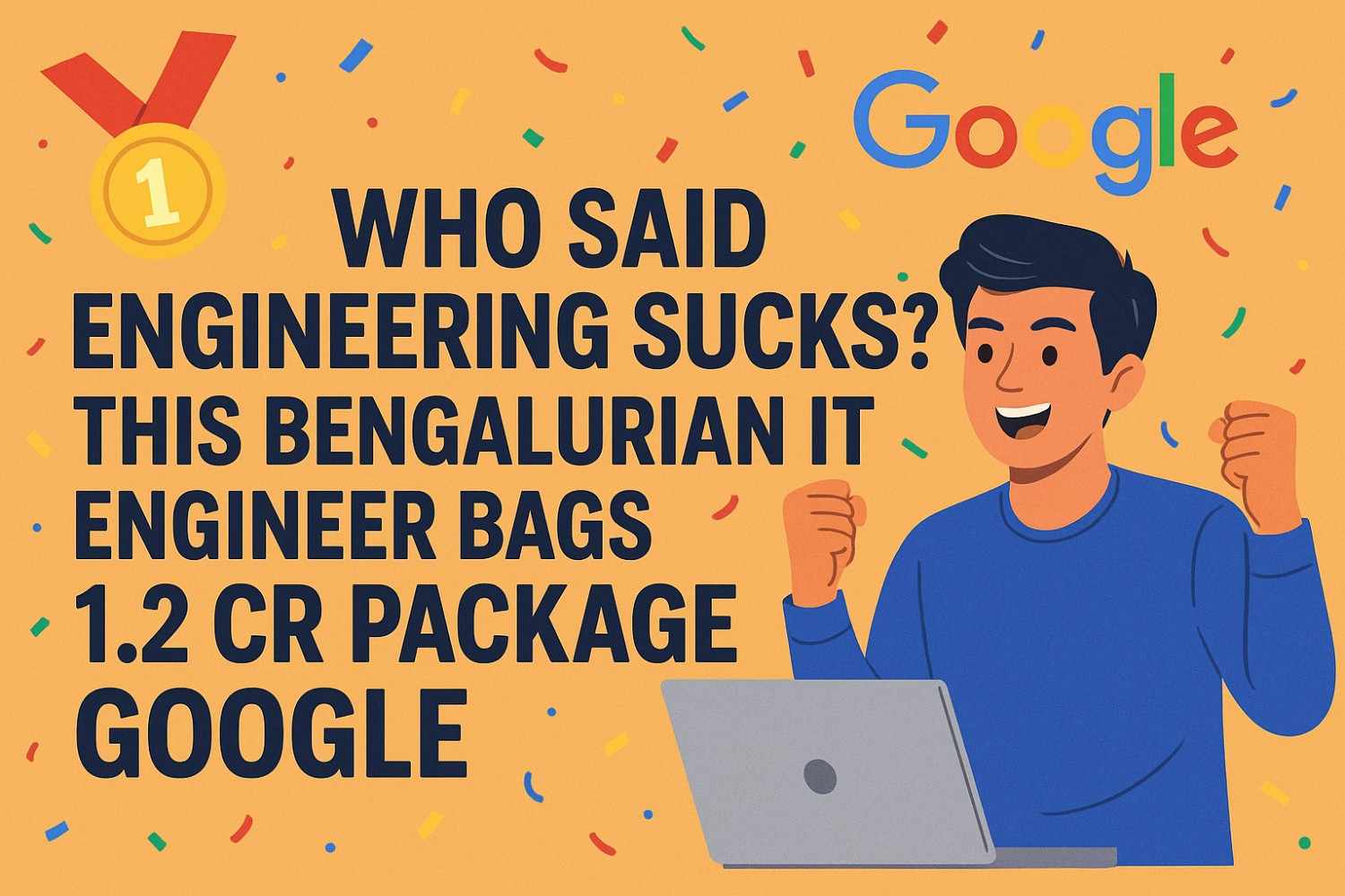 Who Said Engineering Sucks This Bengalurian IT Engineer Bags 1.2 Cr Package Google