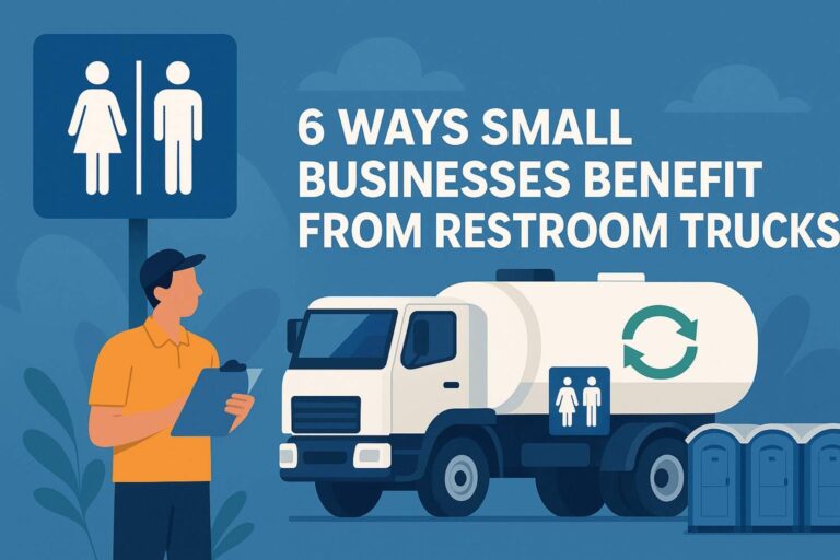 6 Ways Small Businesses Benefit from Restroom Trucks
