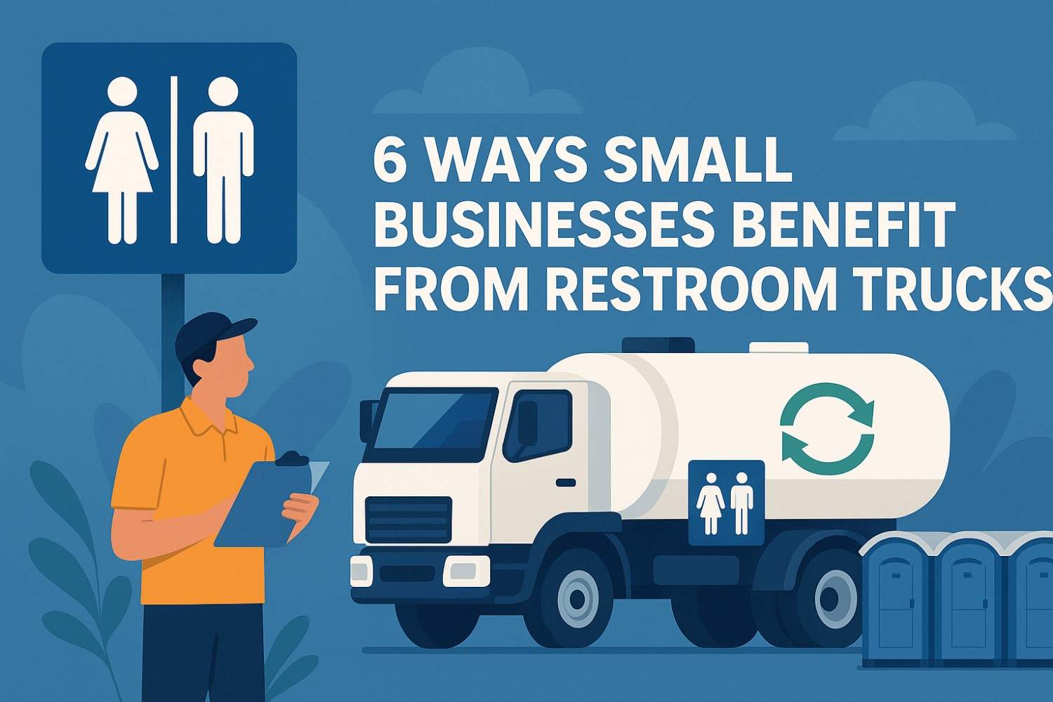 6 Ways Small Businesses Benefit from Restroom Trucks