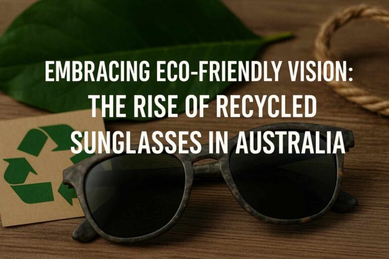 Embracing Eco-Friendly Vision: The Rise of Recycled Sunglasses in Australia