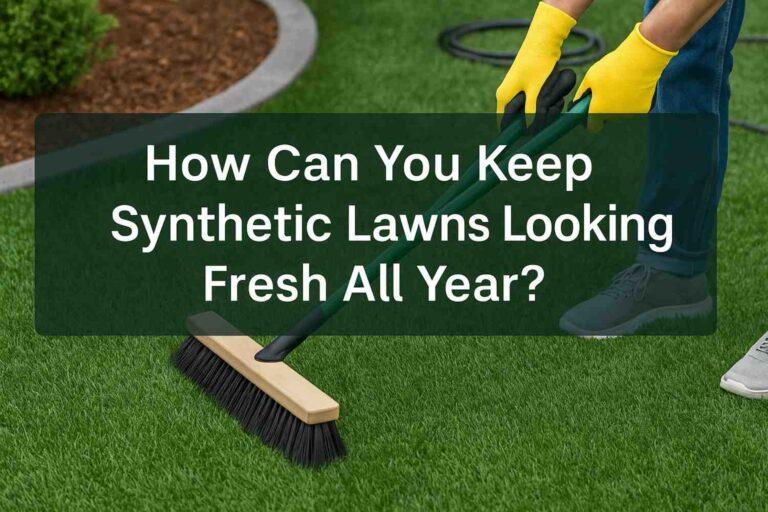 How Can You Keep Synthetic Lawns Looking Fresh All Year?