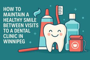 How to Maintain a Healthy Smile Between Visits to a Dental Clinic in Winnipeg
