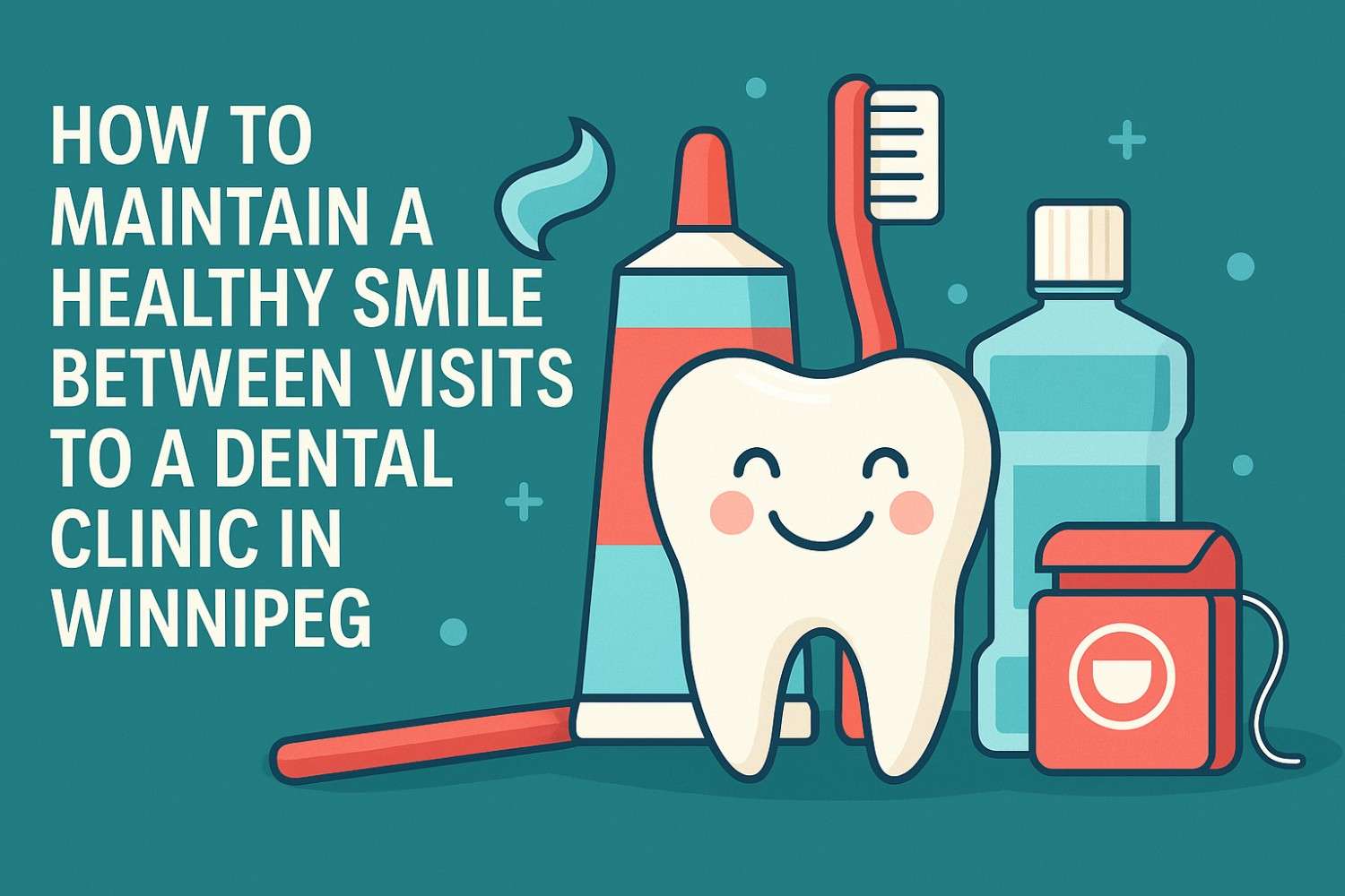 How to Maintain a Healthy Smile Between Visits to a Dental Clinic in Winnipeg